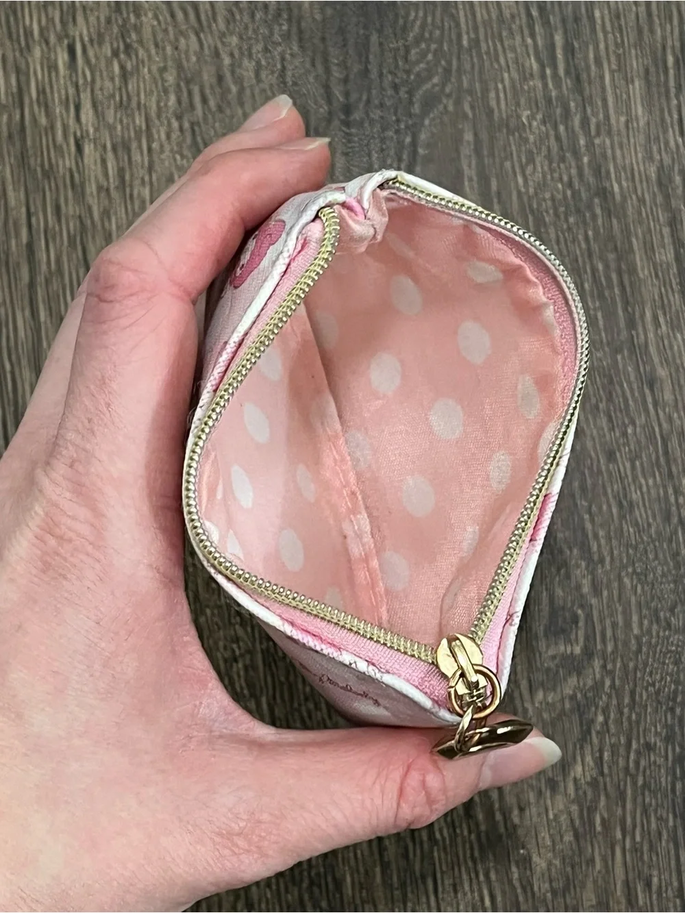 Sanrio My Melody Pink Zip Coin Purse Card Holder Mini Pouch Kawaii